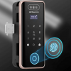 Khóa cửa kính vân tay Metalock AZT-18 Pro