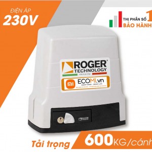 Cổng trượt tự động hãng ROGER Kit H30 – 640 Nhập khẩu Italia